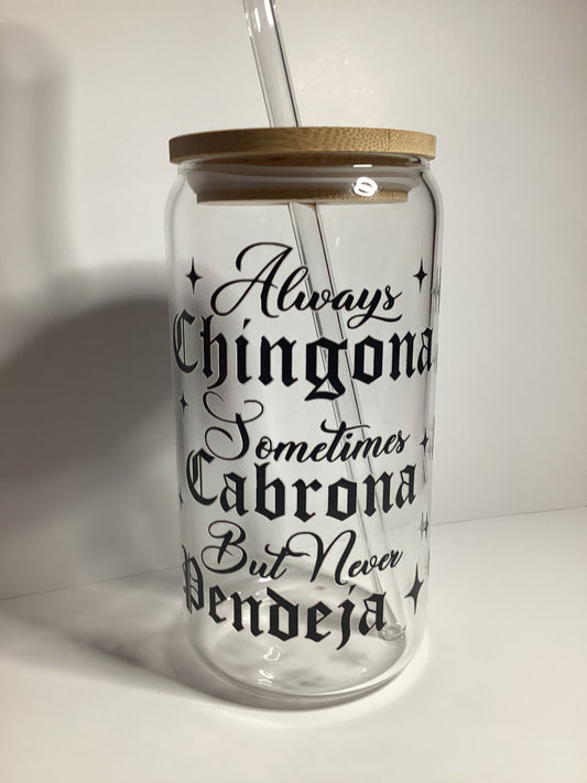 CHINGONA GLASS CUP