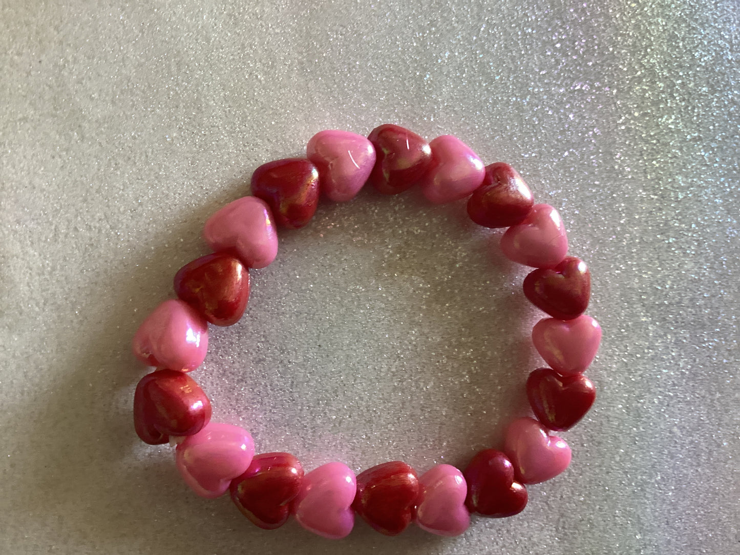 Two Tone Heart Bracelet